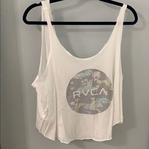 White RVCA tank top